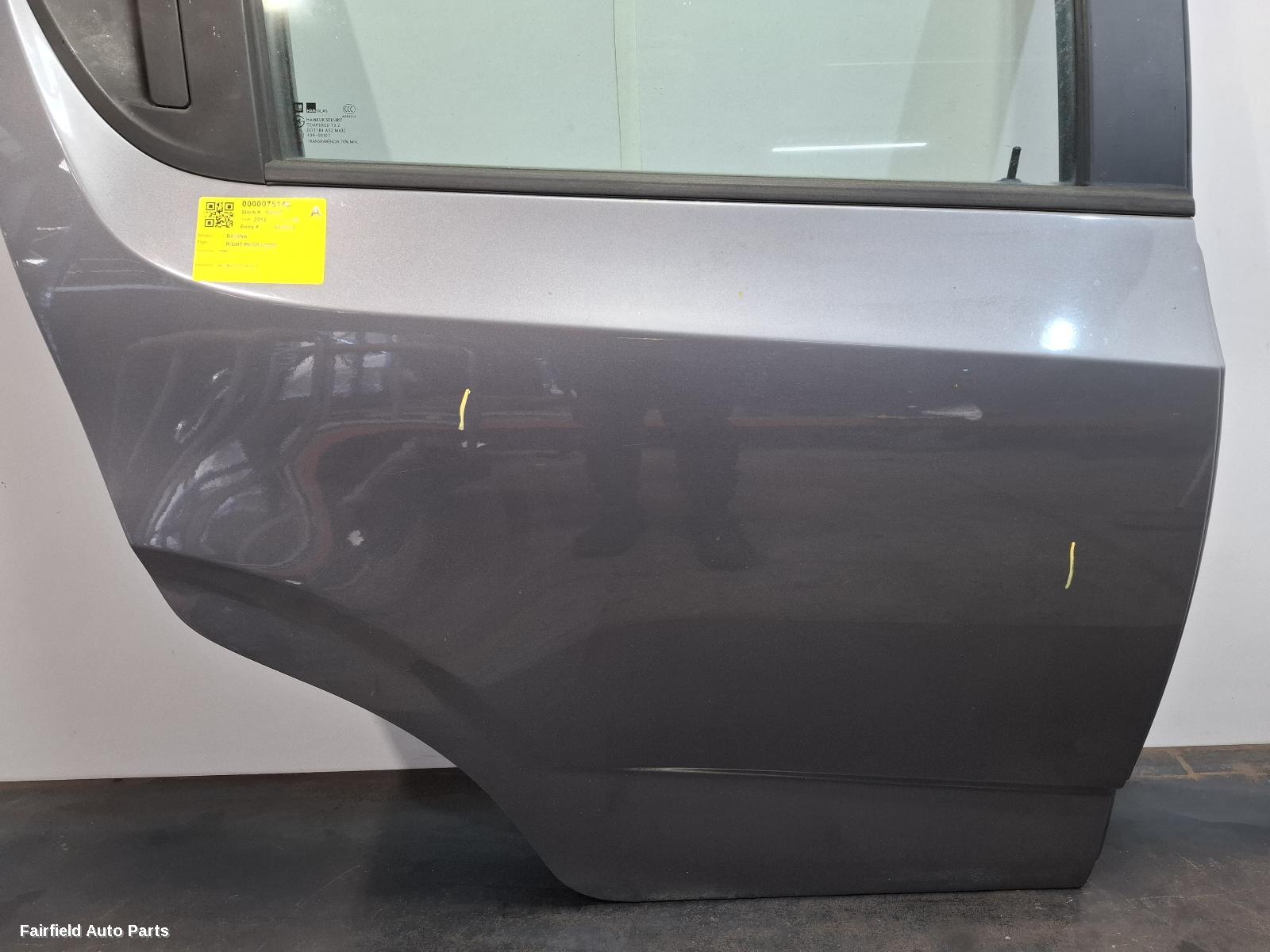 2011-2018 Holden Barina Right Rear Door Sliding
