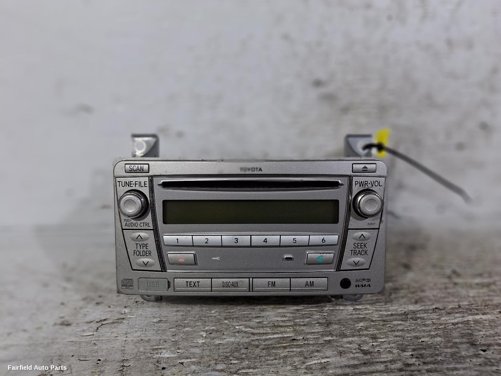 2005-2016 Toyota Yaris Radio Cd Dvd Sat Tv