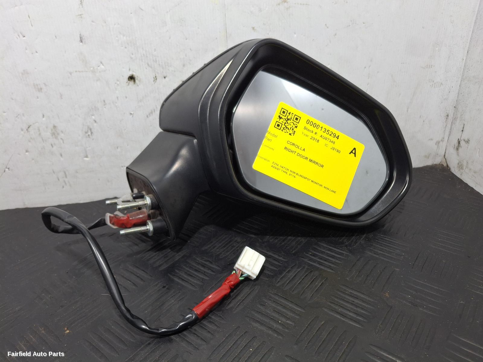 2018-2026 Toyota Corolla Right Door Mirror