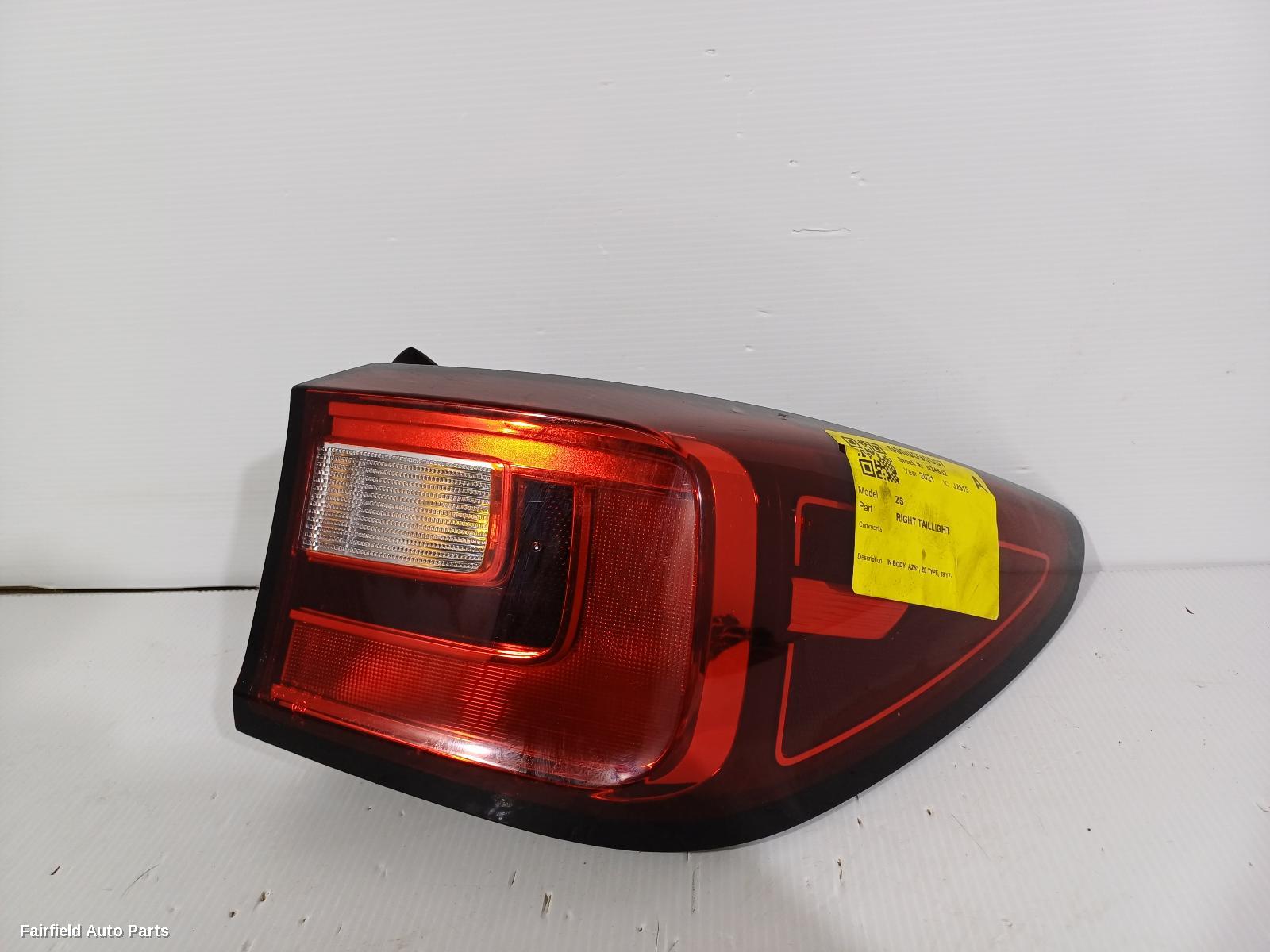 2017-2024 Mg Zs Right Taillight