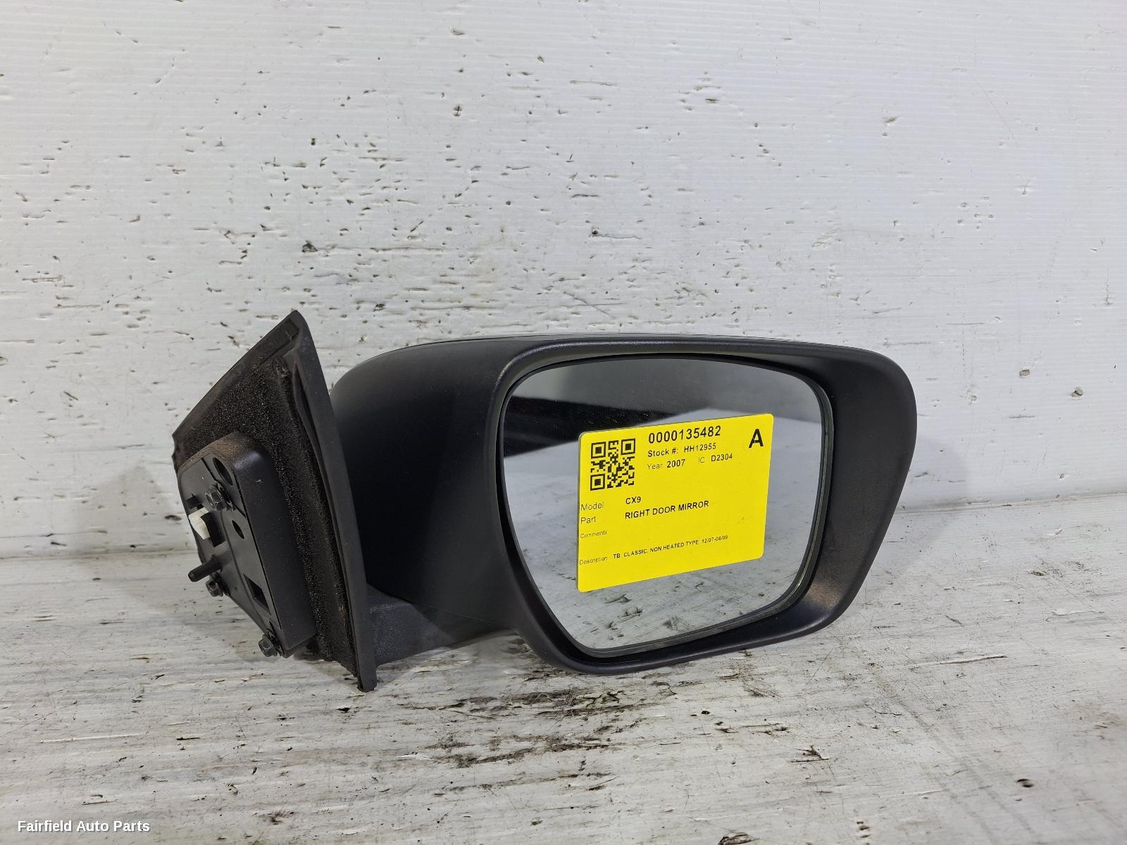 2007-2009 Mazda Cx9 Right Door Mirror