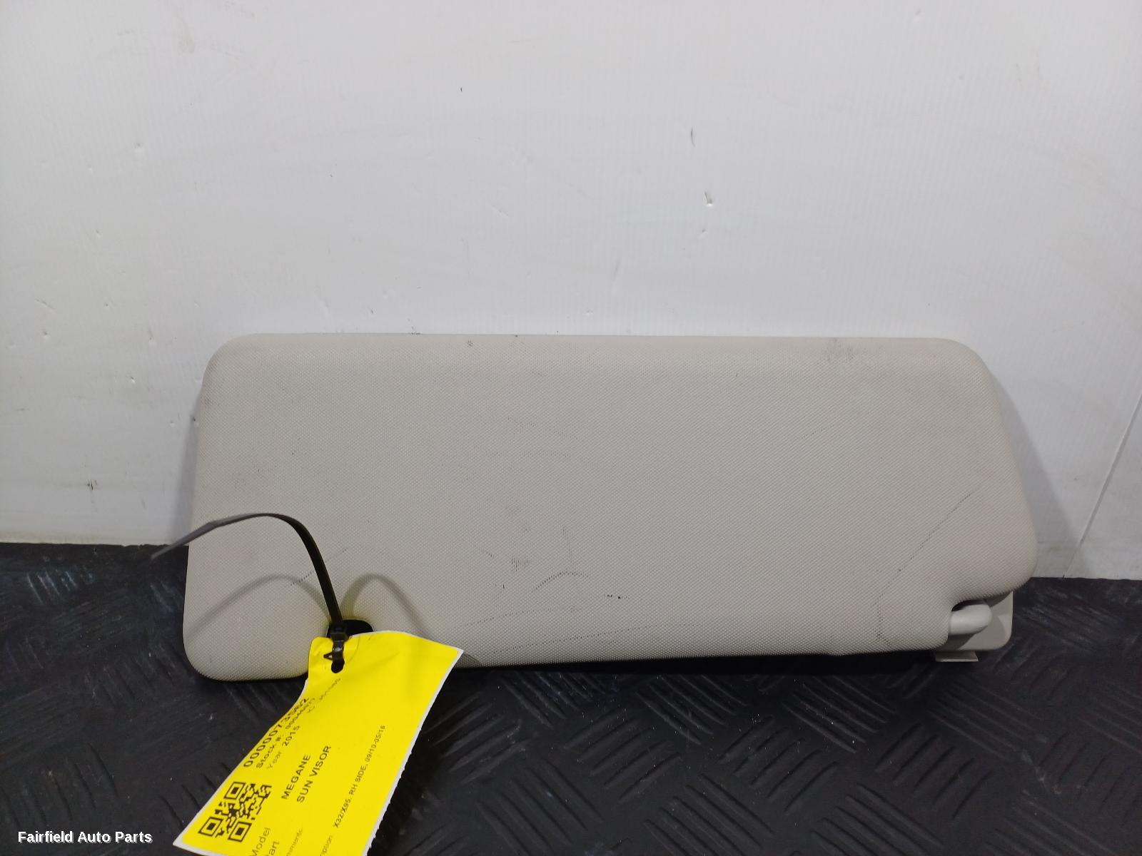 2010-2016 Renault Megane Sunvisor