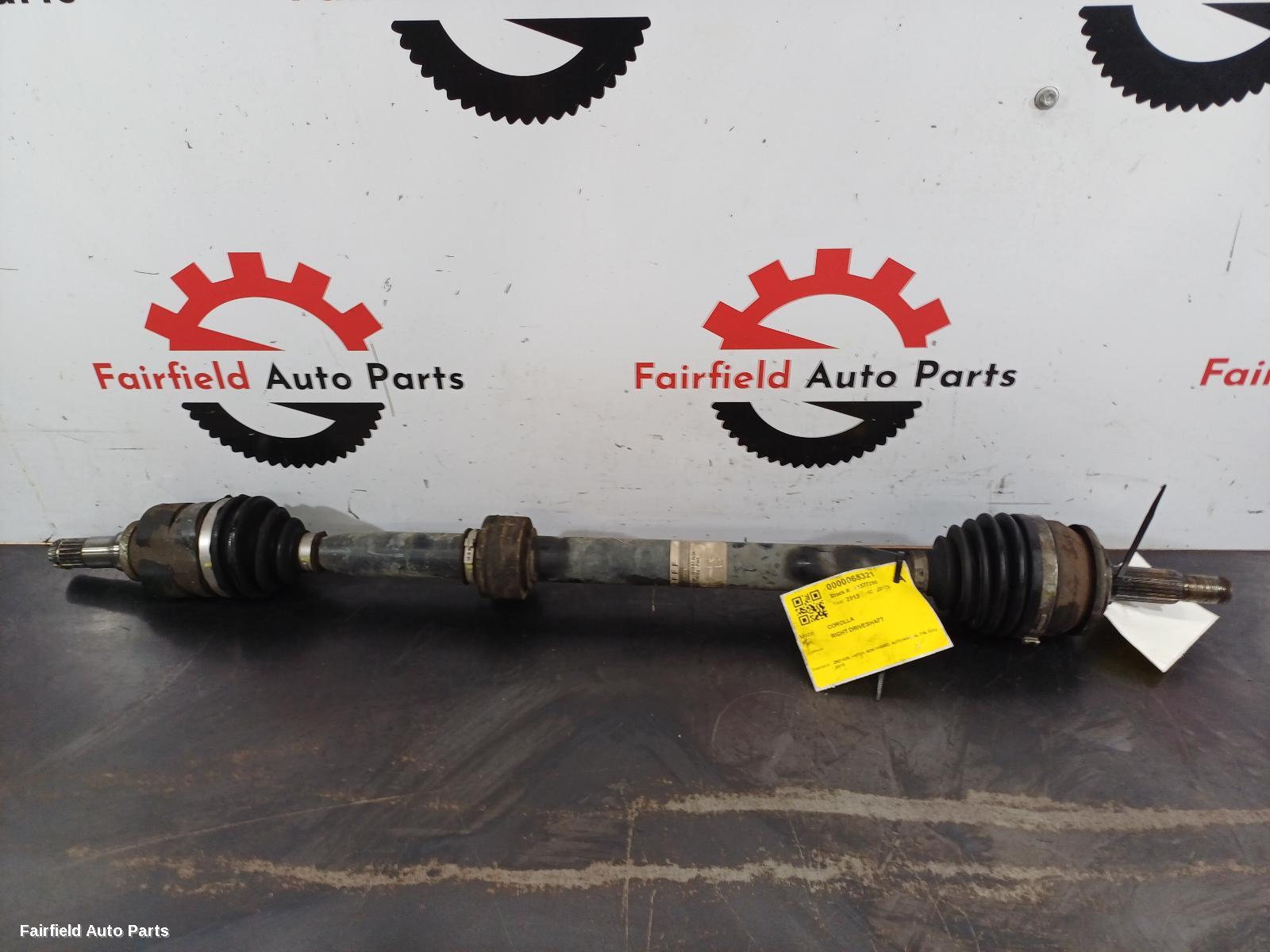 2012-2015 Toyota Corolla Right Driveshaft