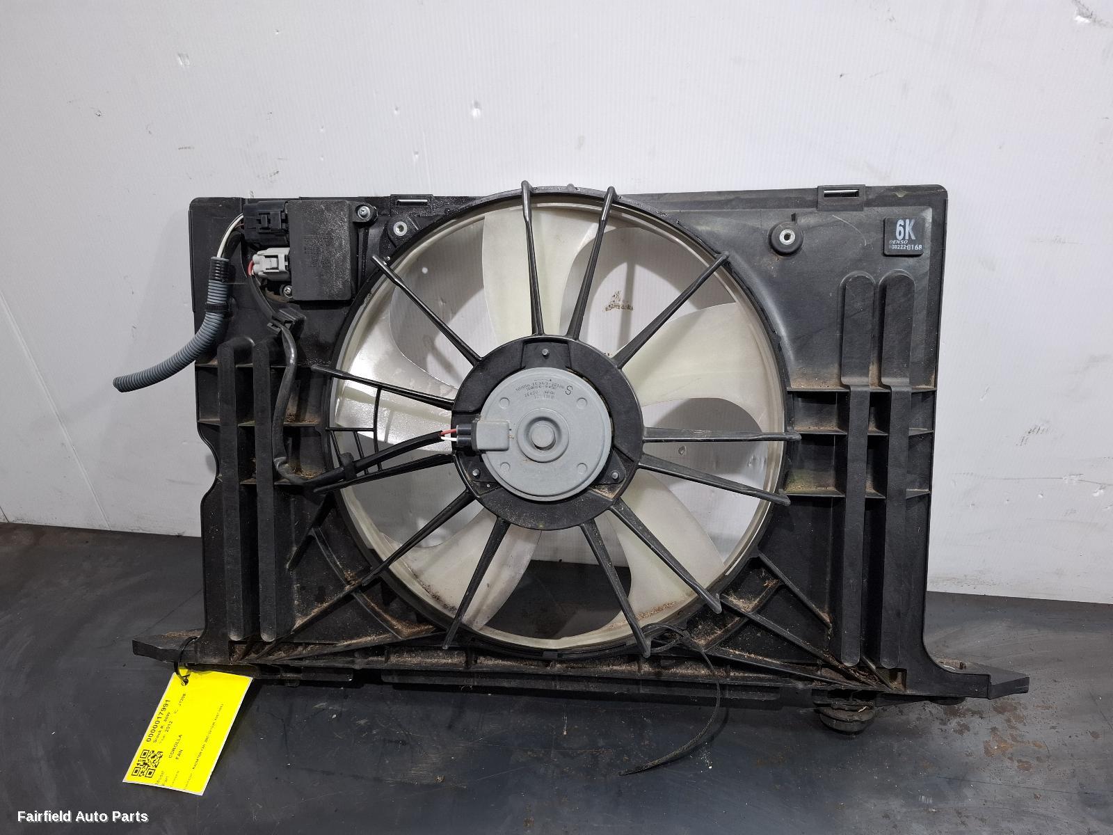 2007-2013 Toyota Corolla Fan