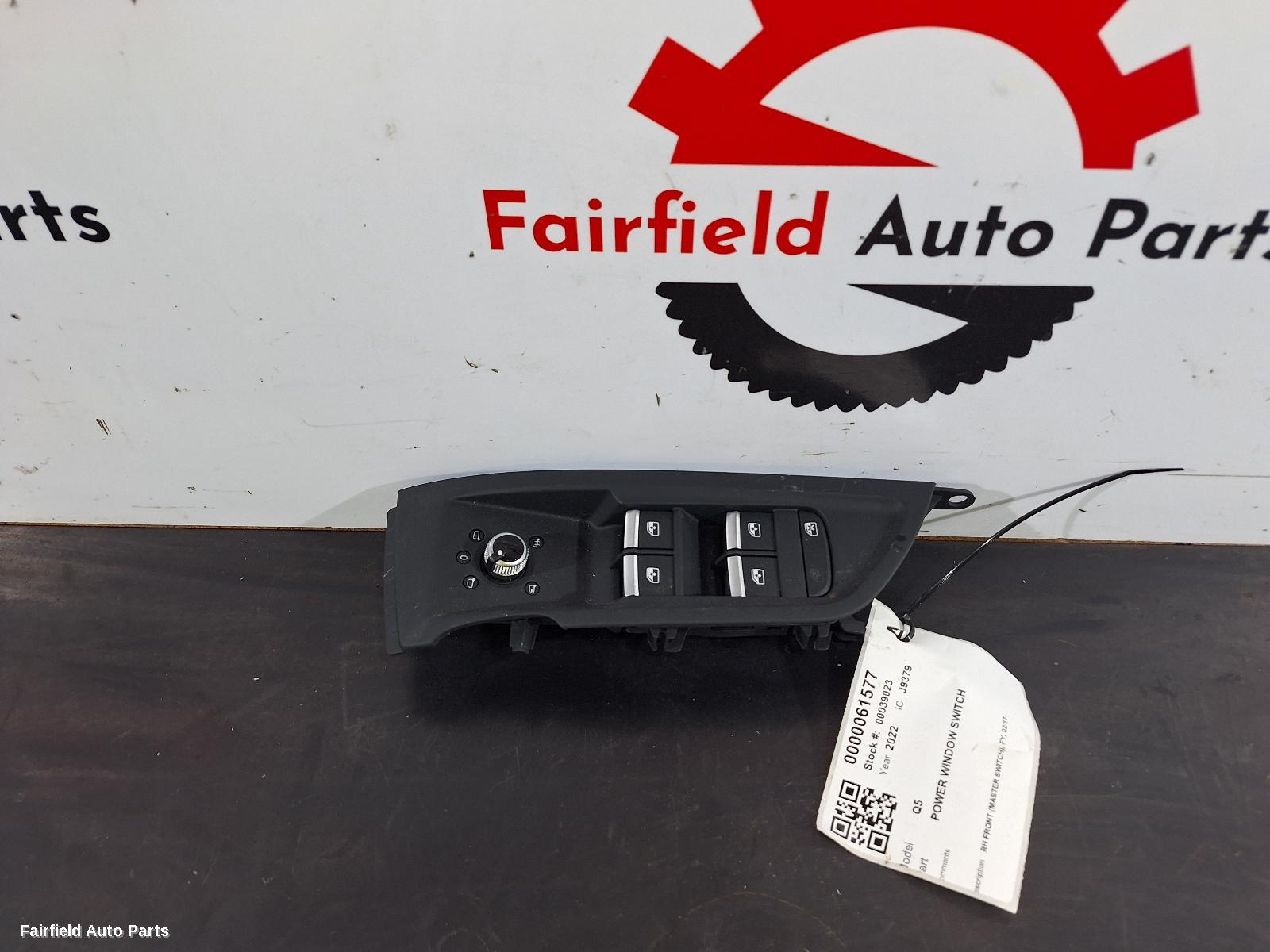 2017-2023 Audi Q5 Pwr Dr Wind Switch