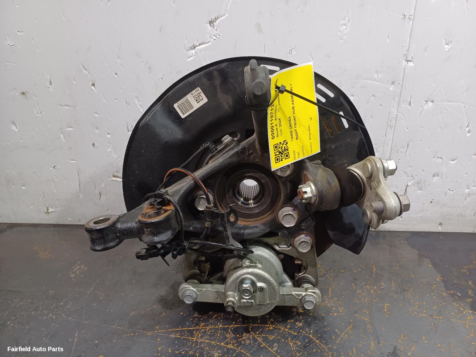 2020-2026 Toyota Yaris Cross Right Front Hub Assembly