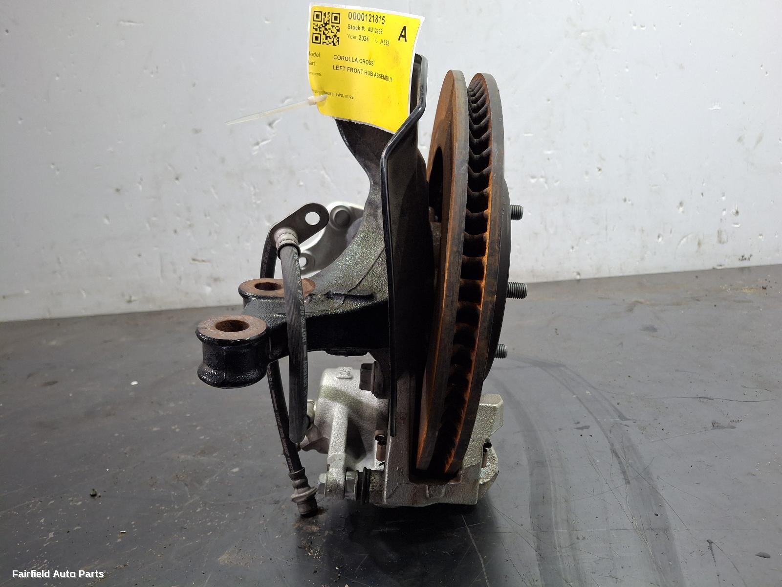 2022-2026 Toyota Corolla Cross Left Front Hub Assembly