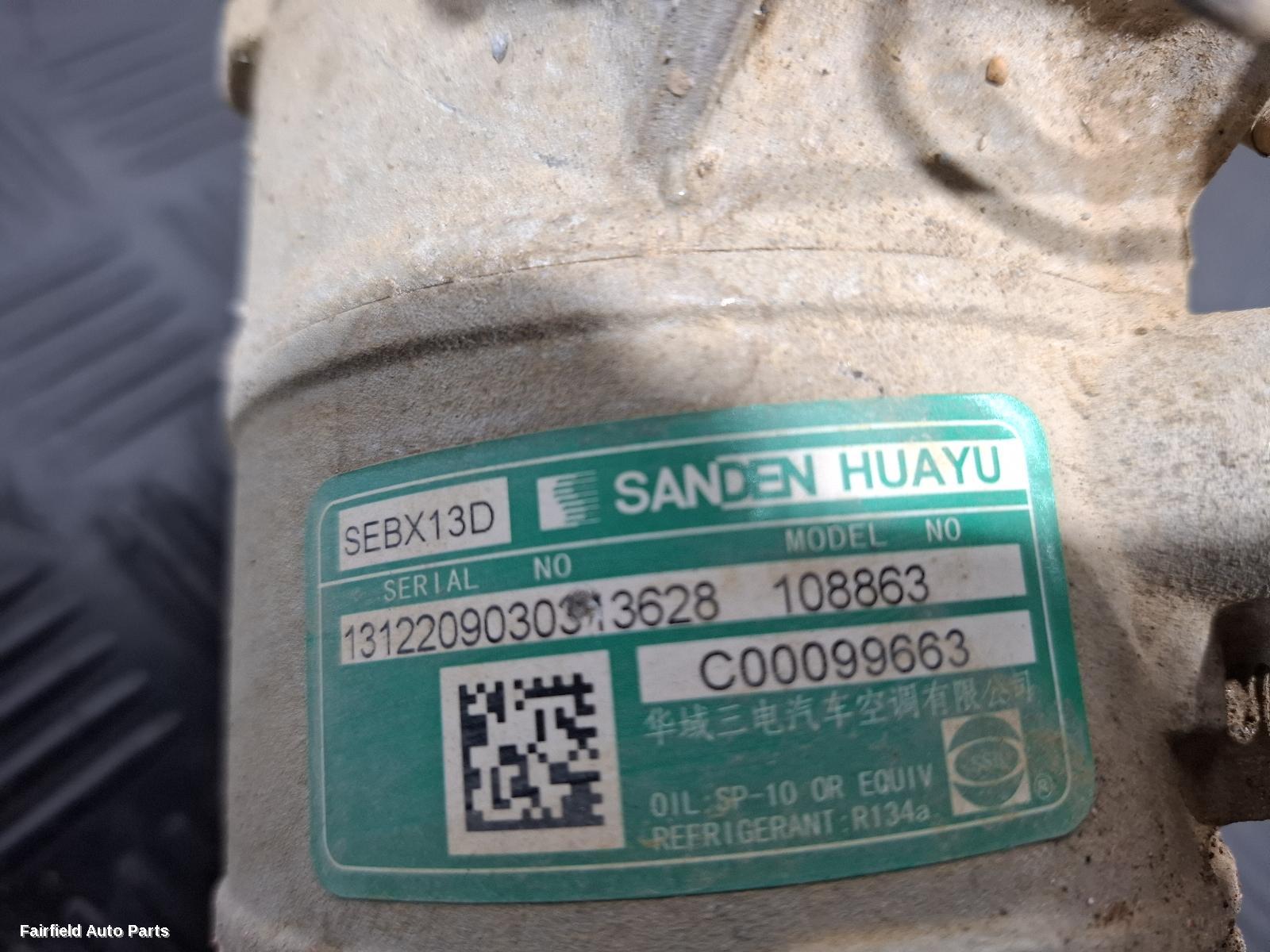 2021-2025 Ldv T60 A C Compressor