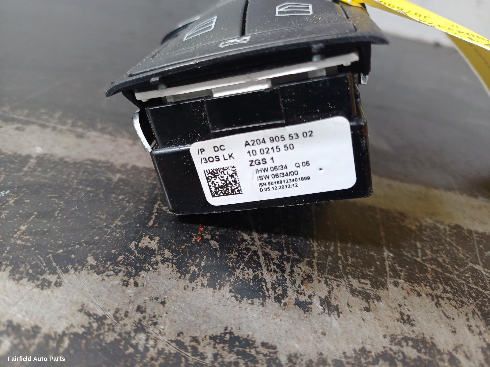 2011-2014 Mercedes C Class Pwr Dr Wind Switch