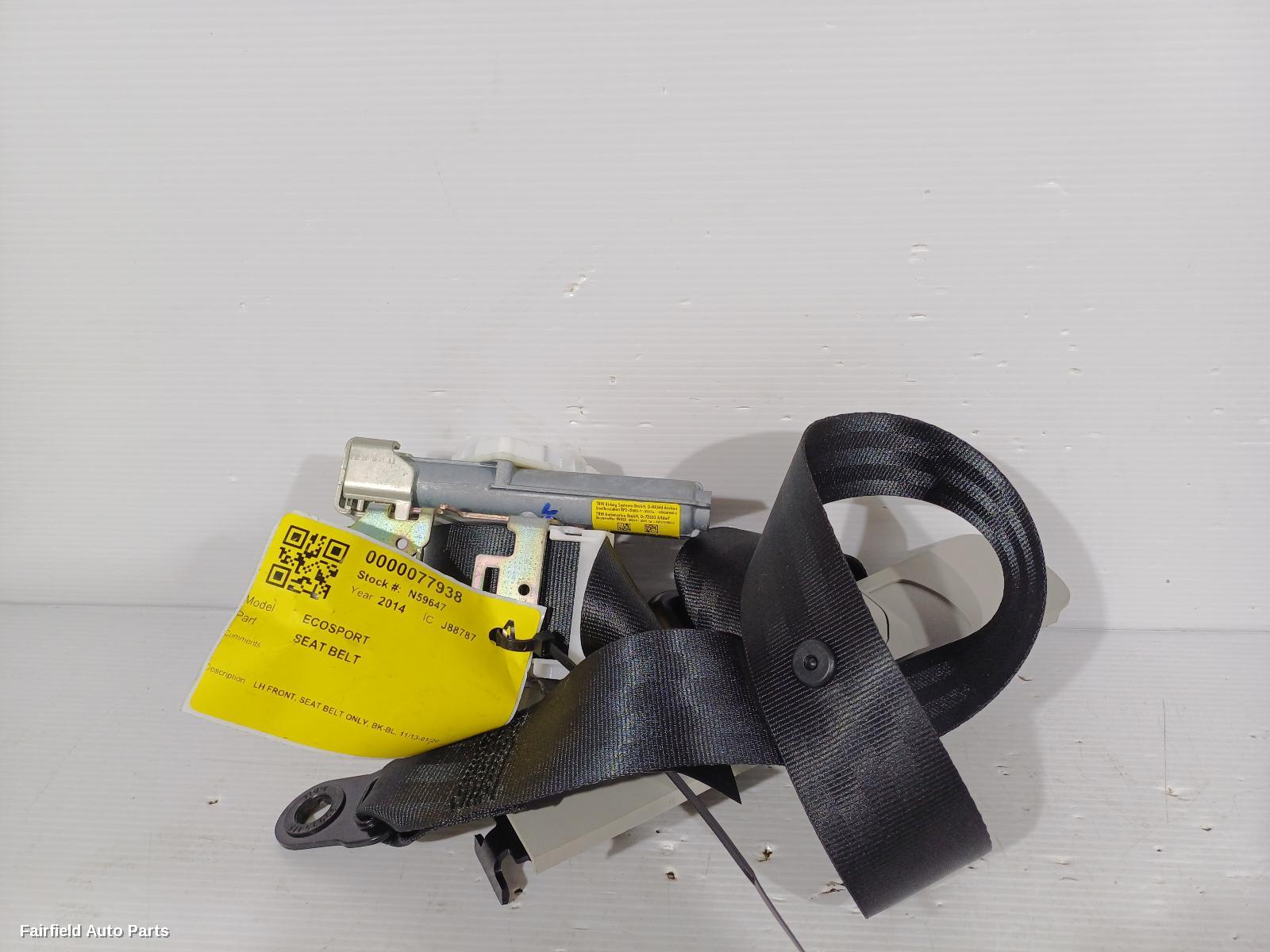 2013-2020 Ford Ecosport Seatbelt Stalk