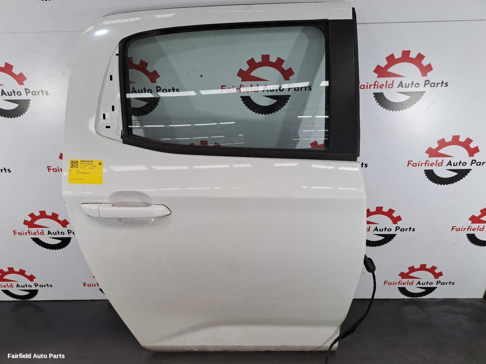 2020-2026 Mazda Bt50 Right Rear Door Sliding