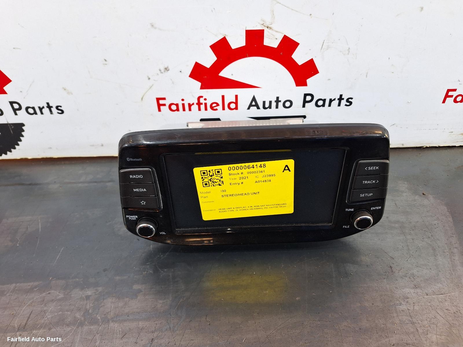 2020-2023 Hyundai I30 Radio Cd Dvd Sat Tv