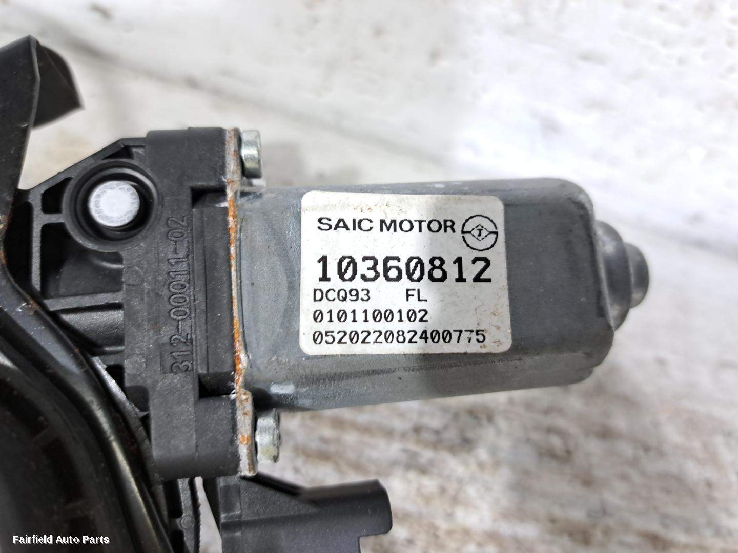 2016-2025 Mg Mg3 Left Front Window Reg Motor