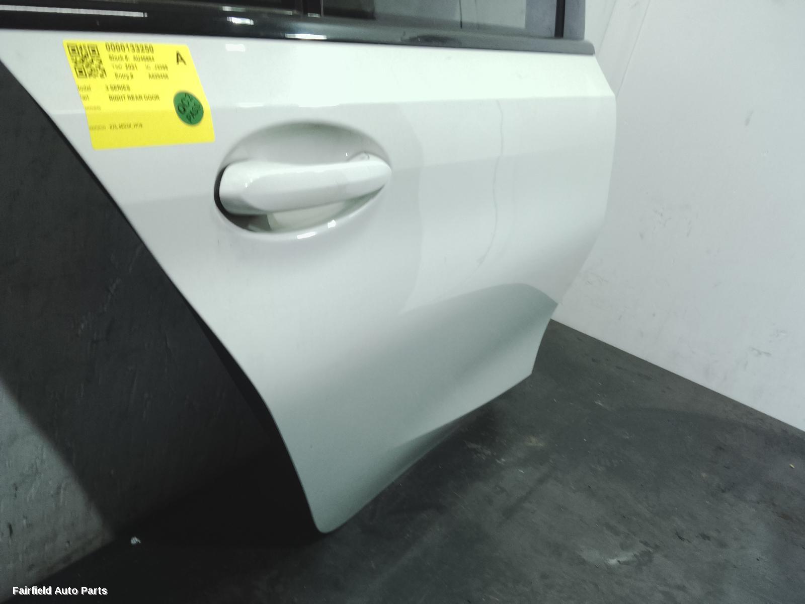 2018-2025 Bmw 3 Series Right Rear Door Sliding