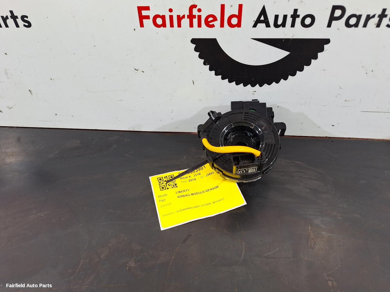 2016-2021 Subaru Liberty Airbag Module Sensor