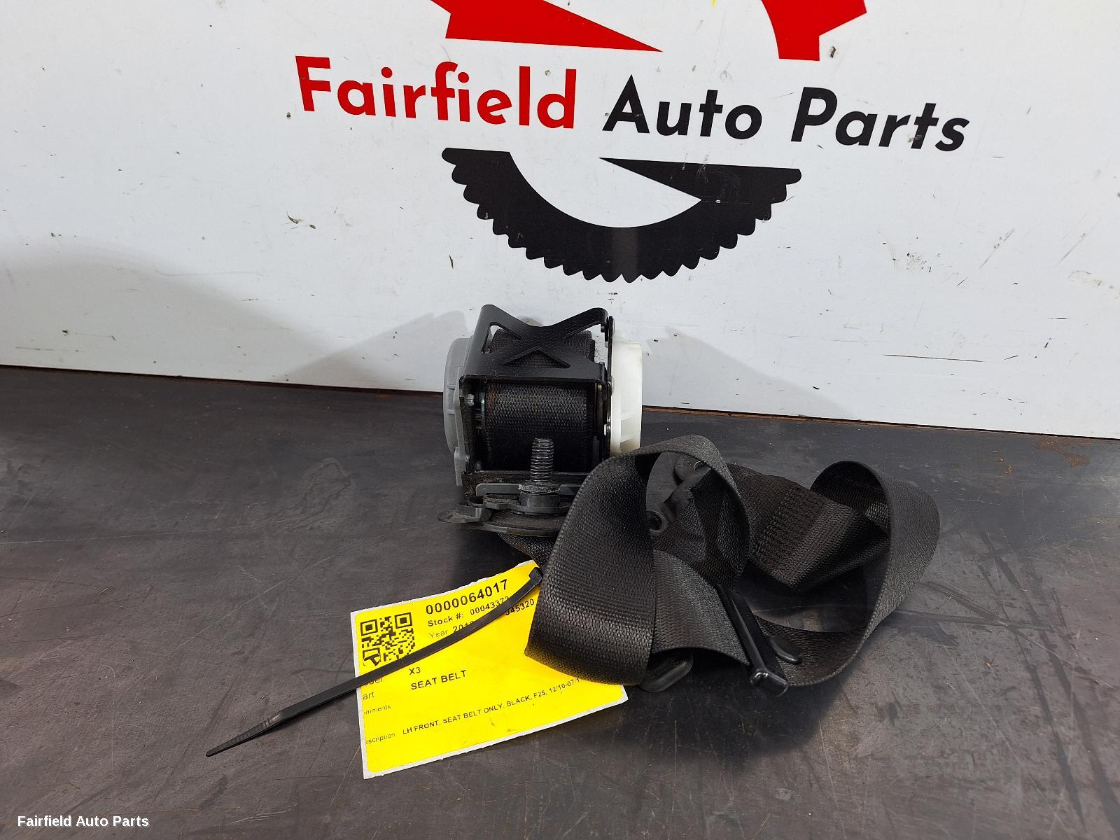 2010-2017 Bmw X3 Seatbelt Stalk