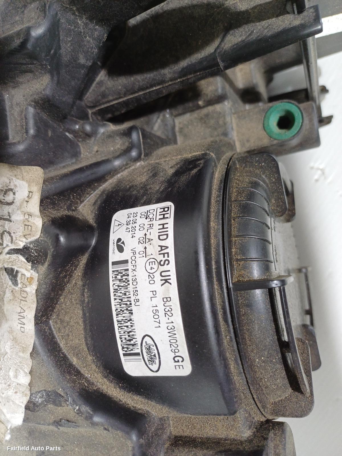 2011-2019 Land Rover Rangerover Evoque Right Headlamp