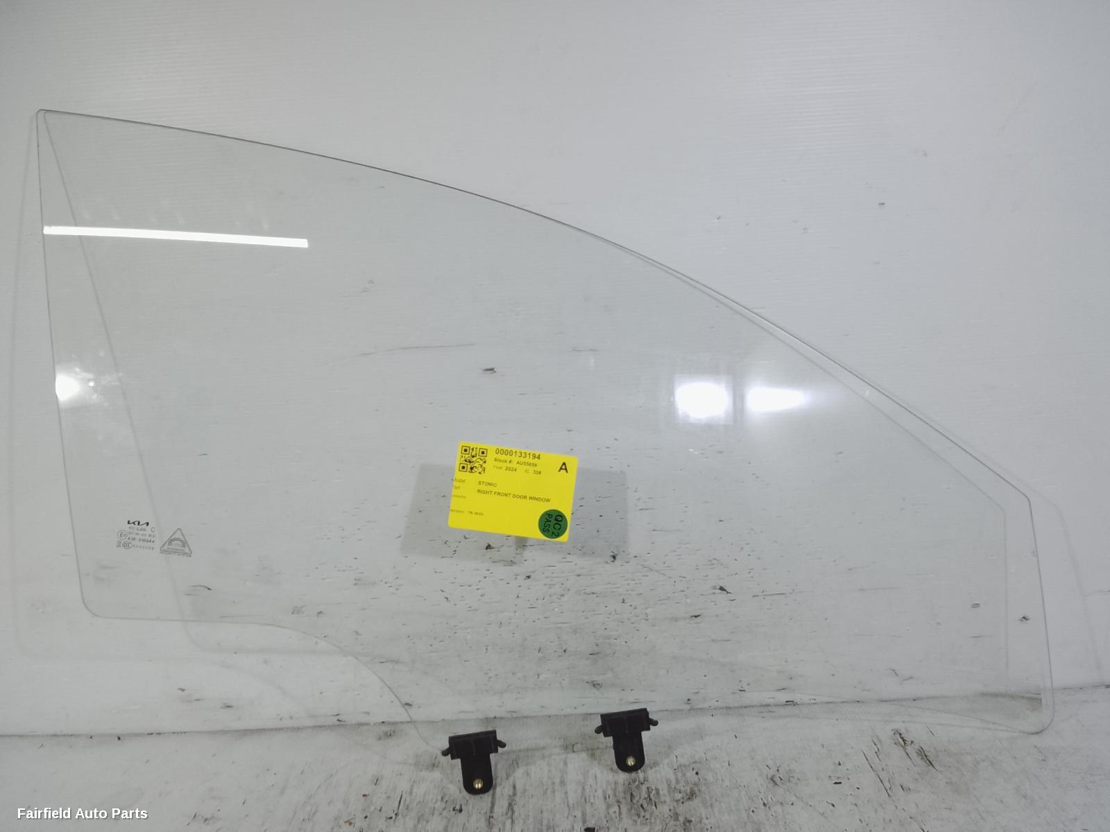 2020-2026 Kia Stonic Right Front Door Window