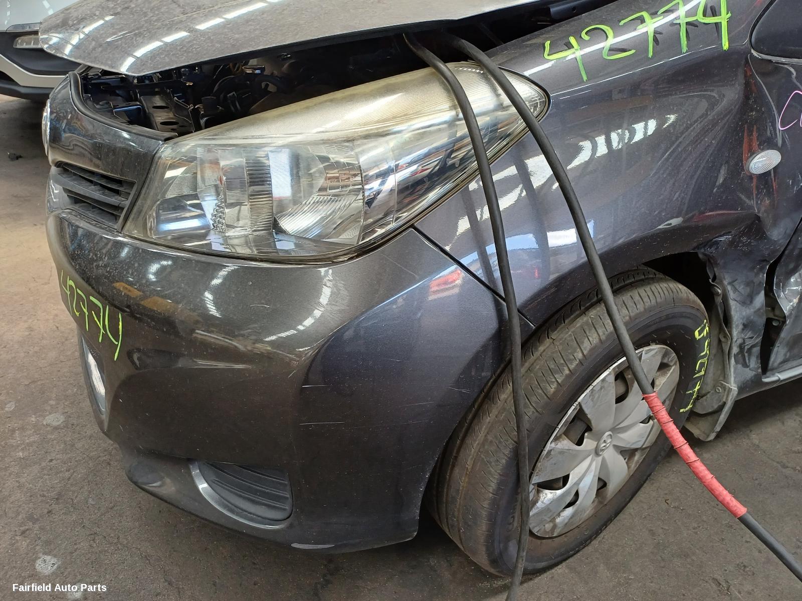 2012 Toyota Yaris Sunvisor