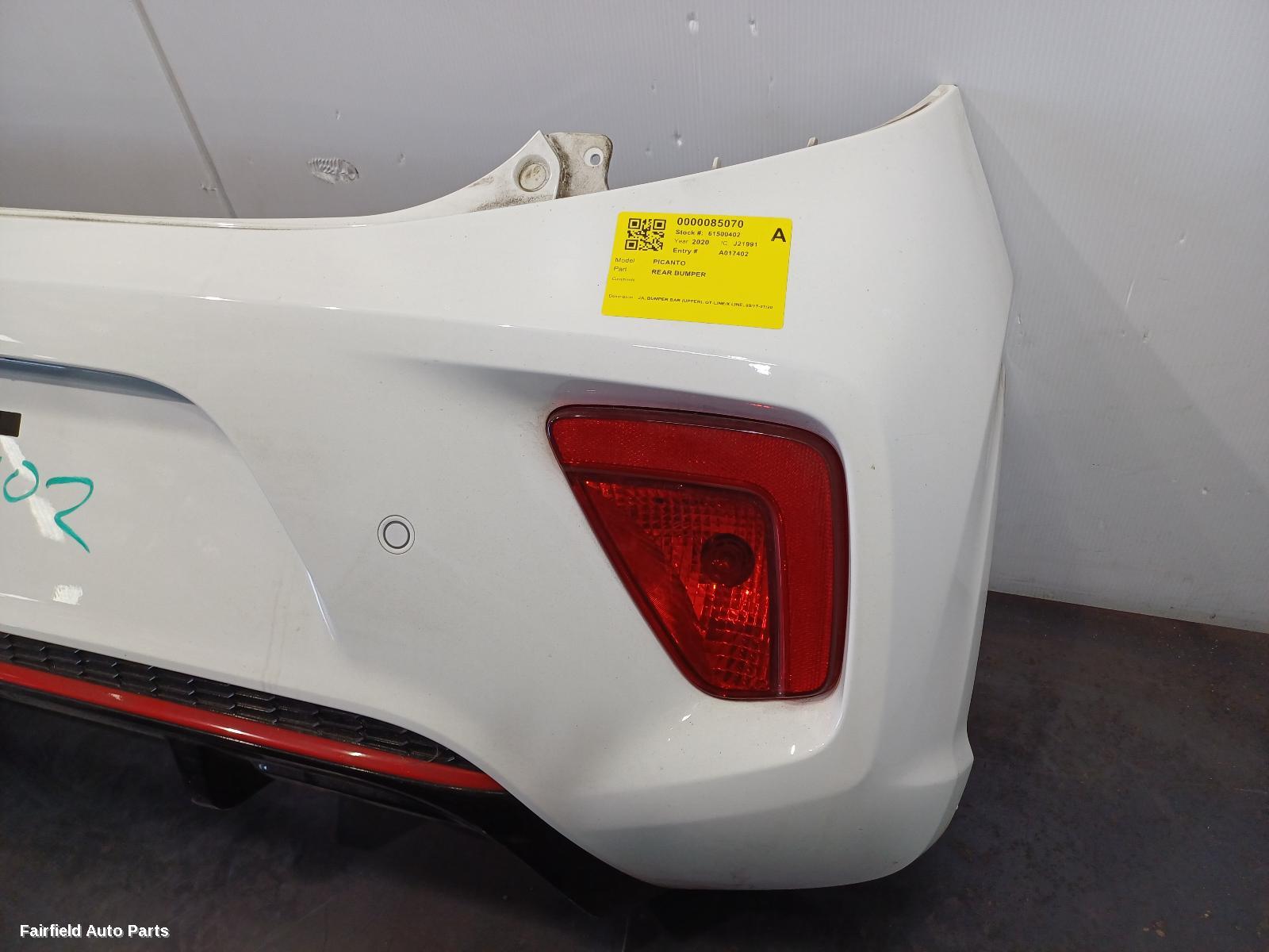 2017-2020 Kia Picanto Rear Bumper