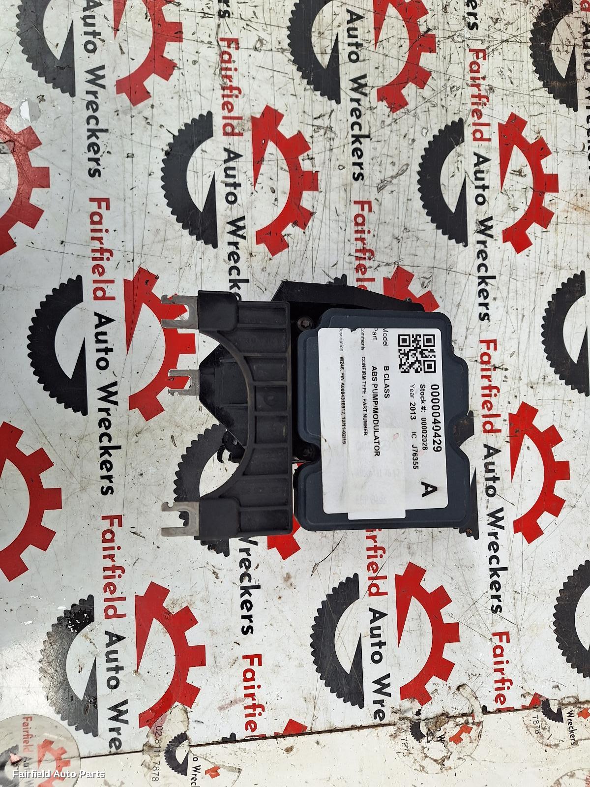 2011-2019 Mercedes B Class Abs Pump Modulator