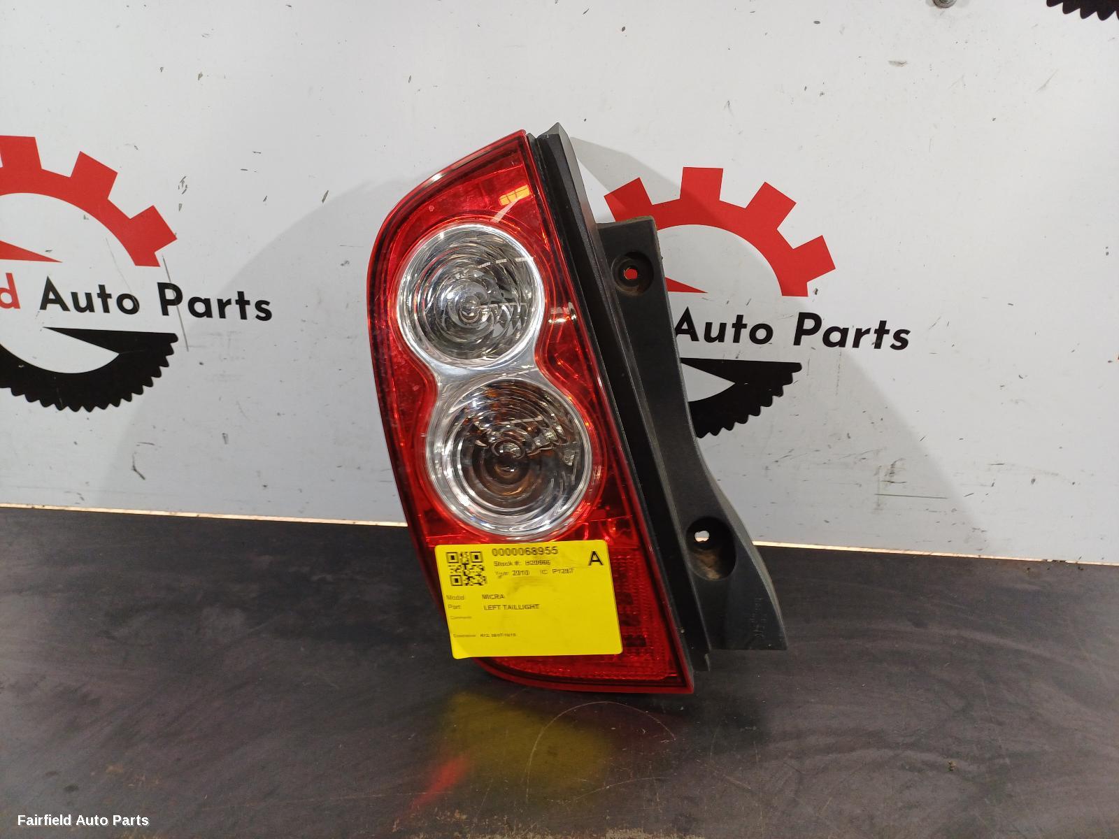 2007-2010 Nissan Micra Left Taillight