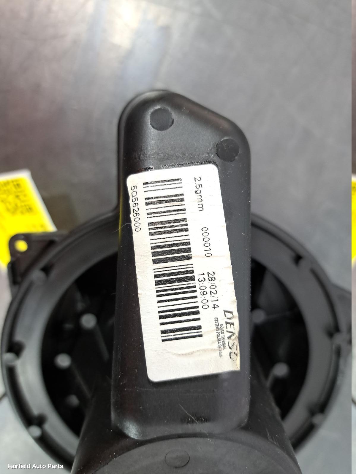 2012-2015 Fiat 500 Heater Fan Motor