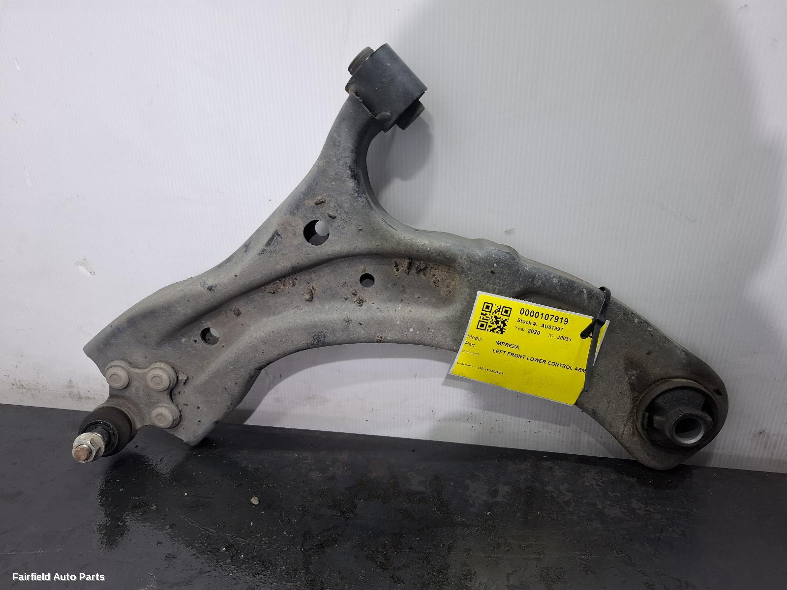 2016-2023 Subaru Impreza Left Front Lower Control Arm