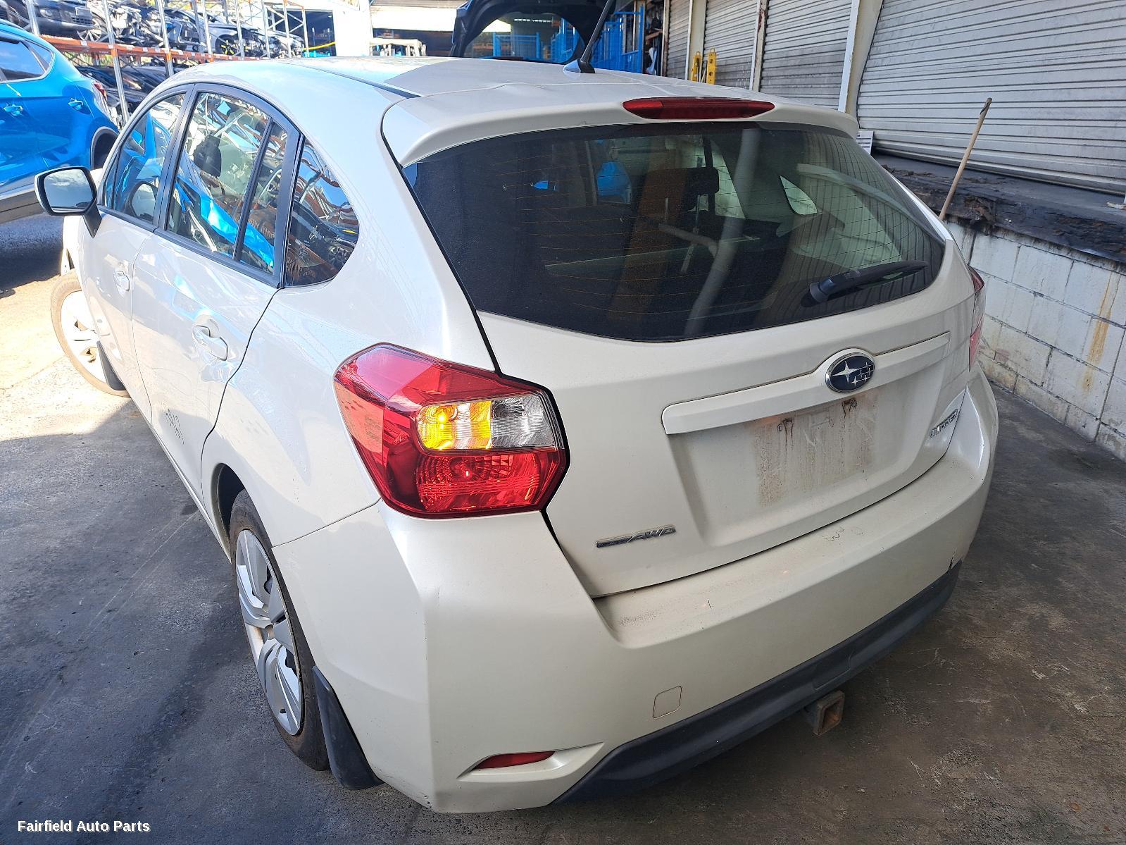 2011-2017 Subaru Impreza Parcel Shelf Cargo Blind