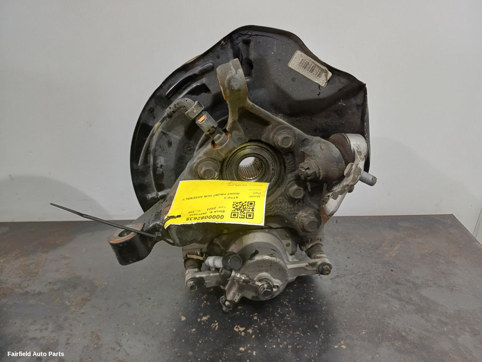 2022-2026 Byd Atto 3 Right Front Hub Assembly