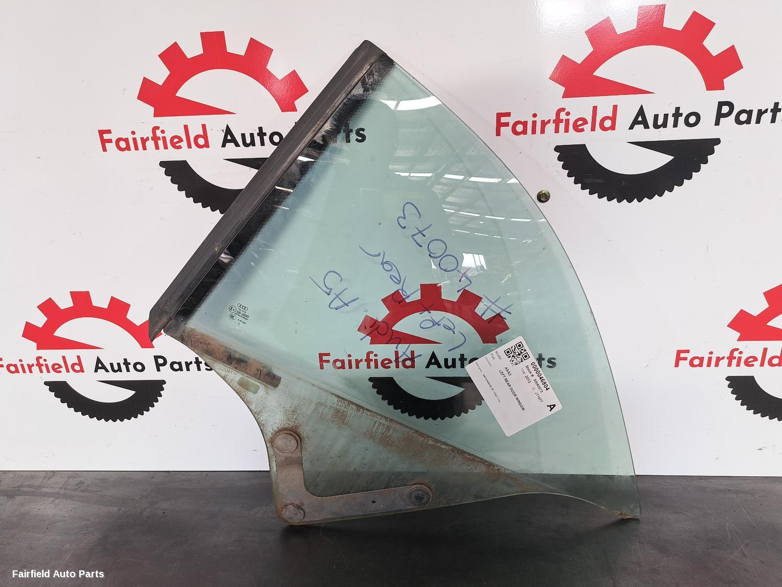 2009-2016 Audi A5 Left Rear Door Window