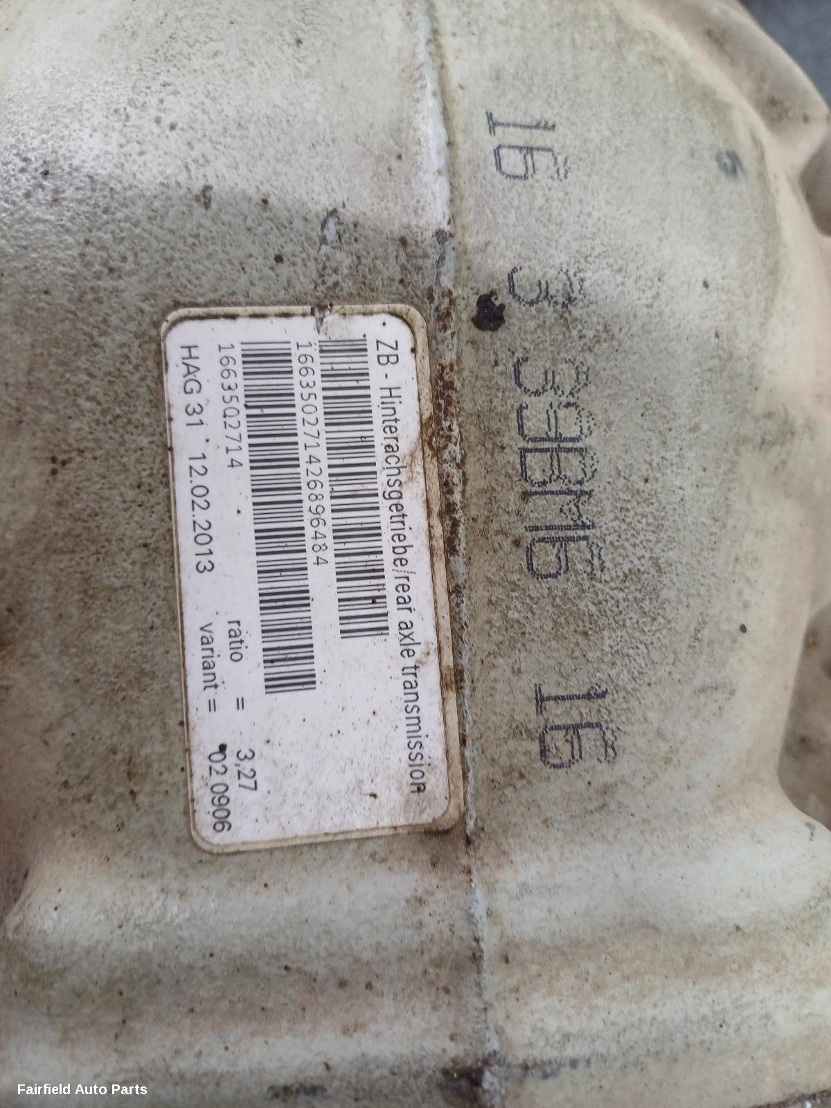 2012-2015 Mercedes Gl Class Differential Centre